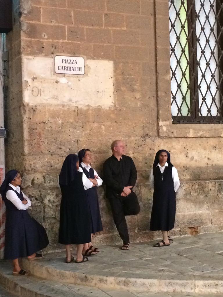 An afternoon in the shade in Piazza Garibaldi, Manduria, Salento, Puglia